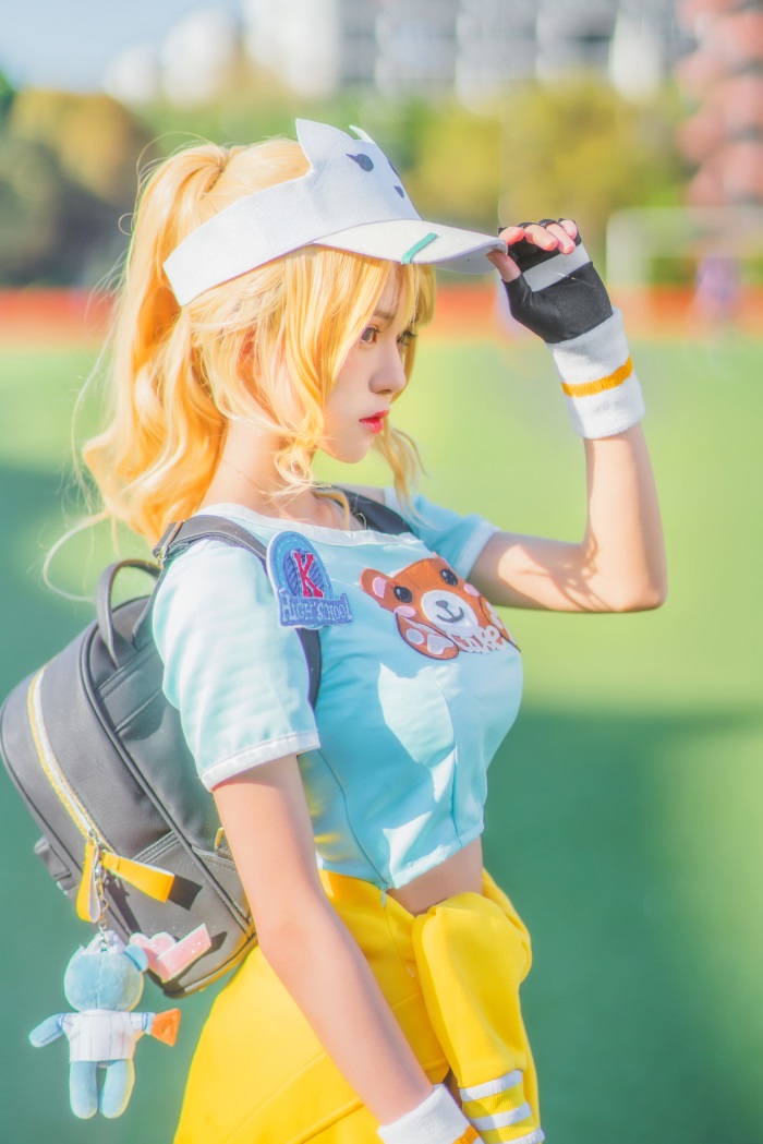 萝利风COS 桜桃喵 – 花木兰青春决赛季