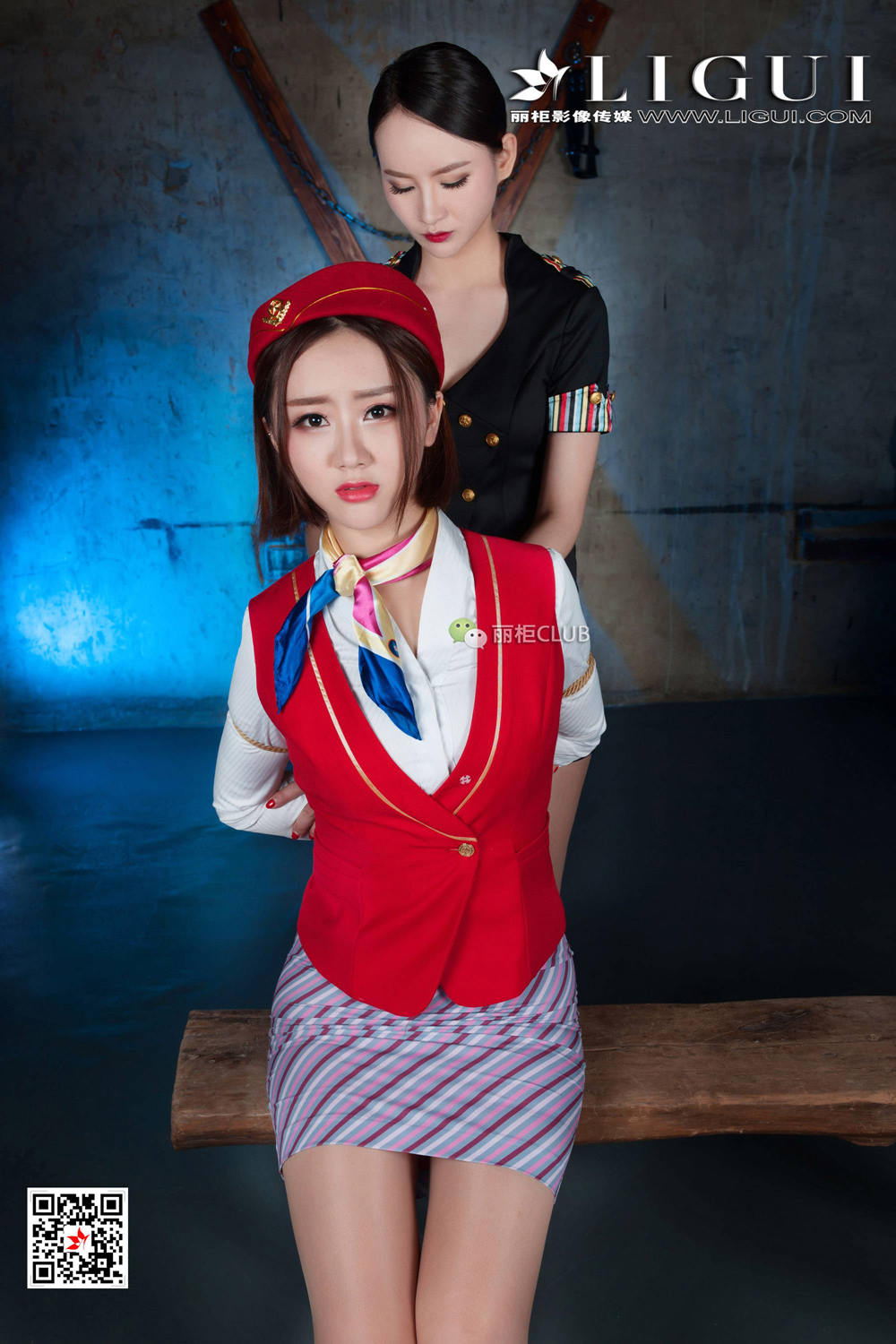 [Ligui丽柜] 2018.06.27 网络丽人 Model Amy&然然