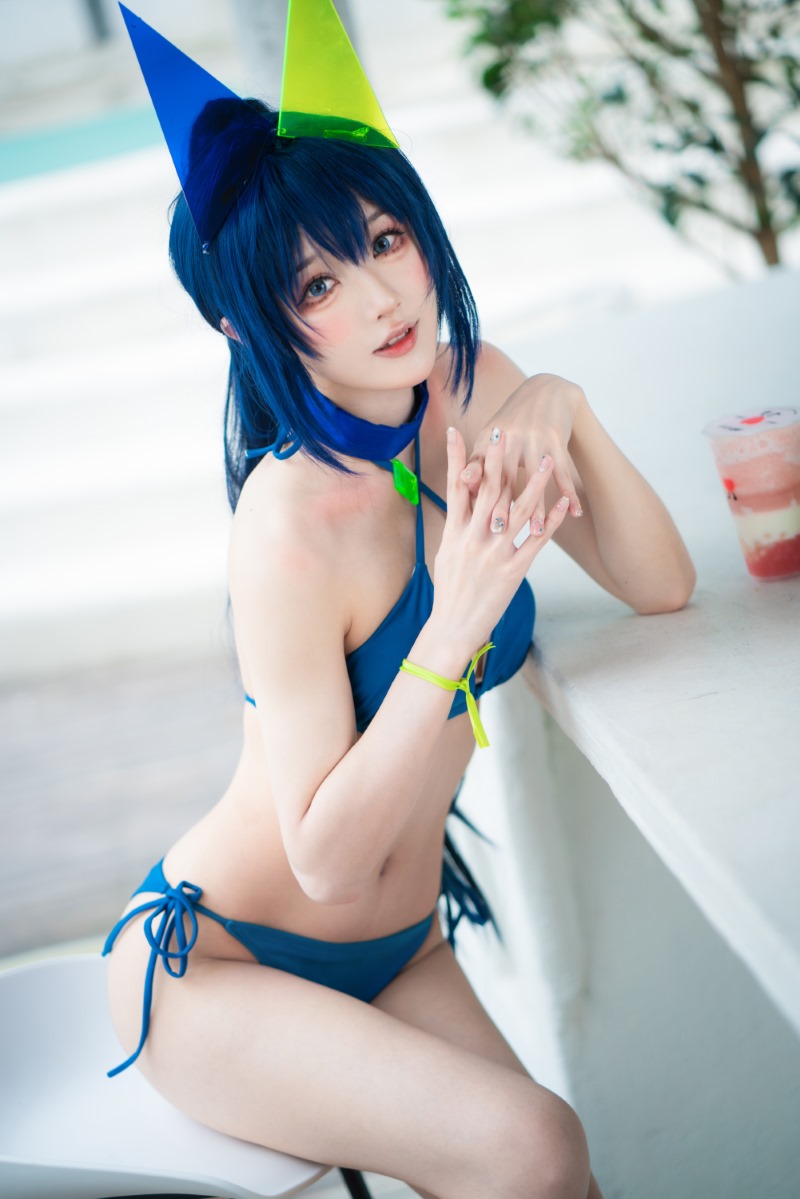 阿包也是兔娘 花园泳装