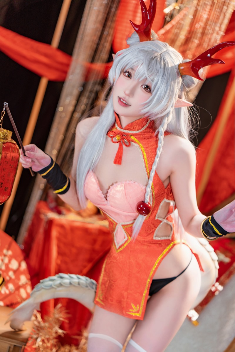 阿包也是兔娘 新春贺图 龙妹