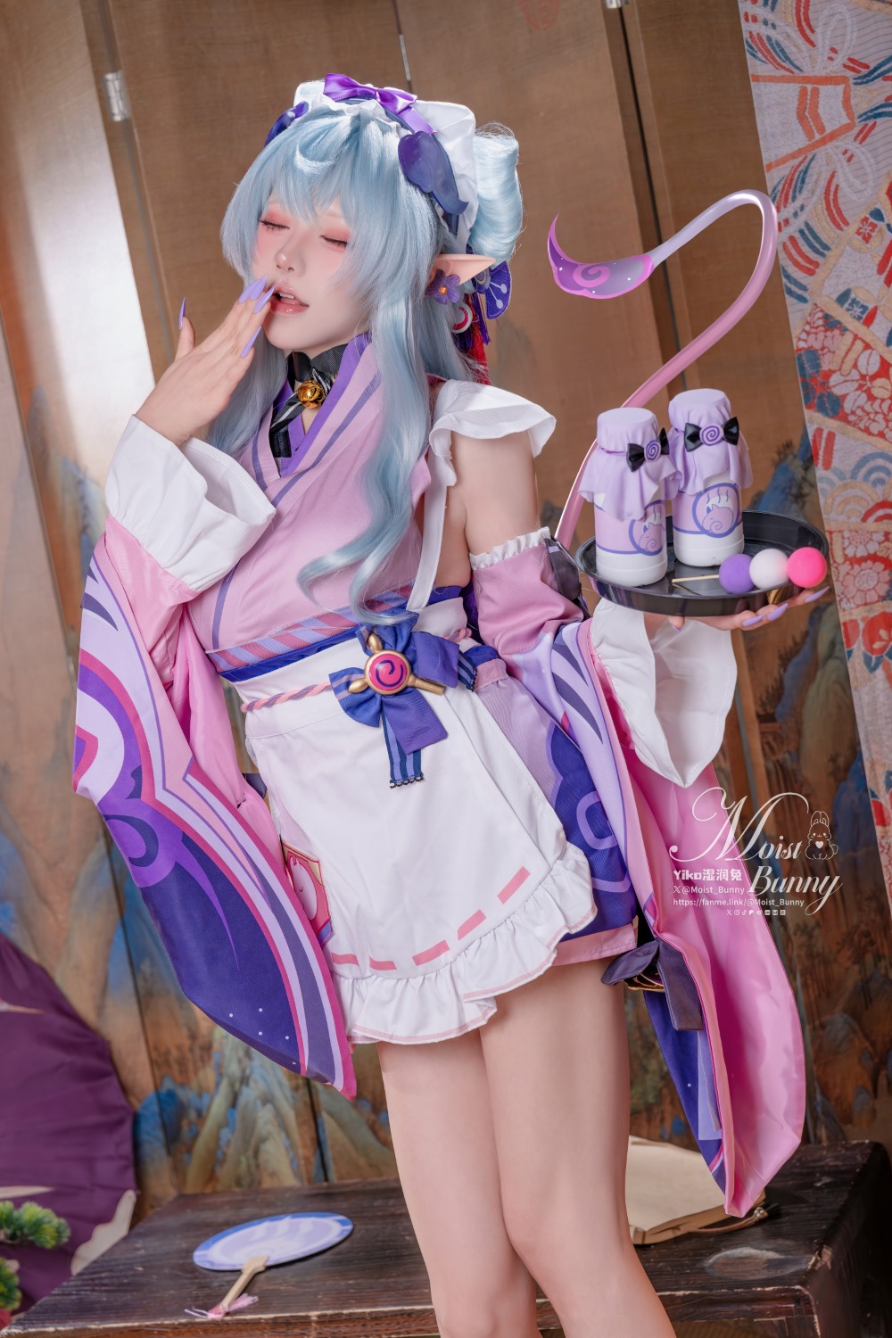 团子,咬一口兔娘,黏黏团子兔,浮枕朝颜,梦见月瑞希,红昭愿