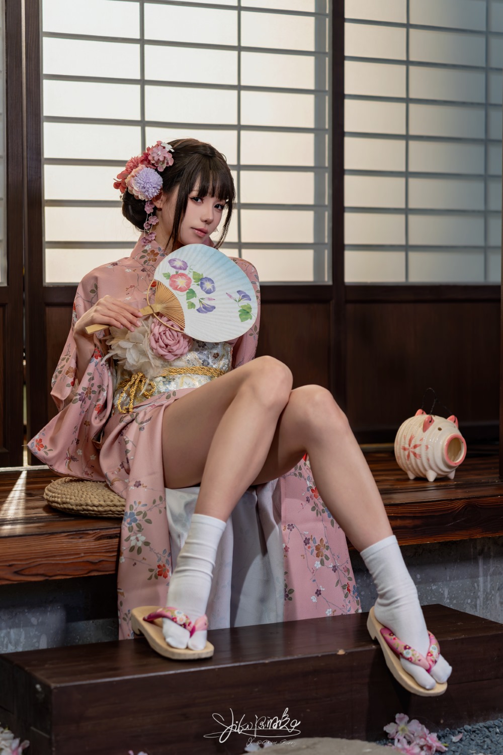 温泉,团子,咬一口兔娘,黏黏团子兔,黏黏团子,温泉の女将
