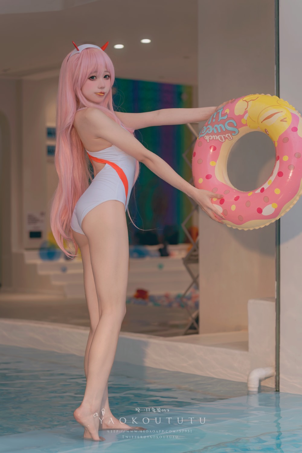 泳装,团子,咬一口兔娘,黏黏团子兔,黏黏团子,Pretty,国家队02泳装