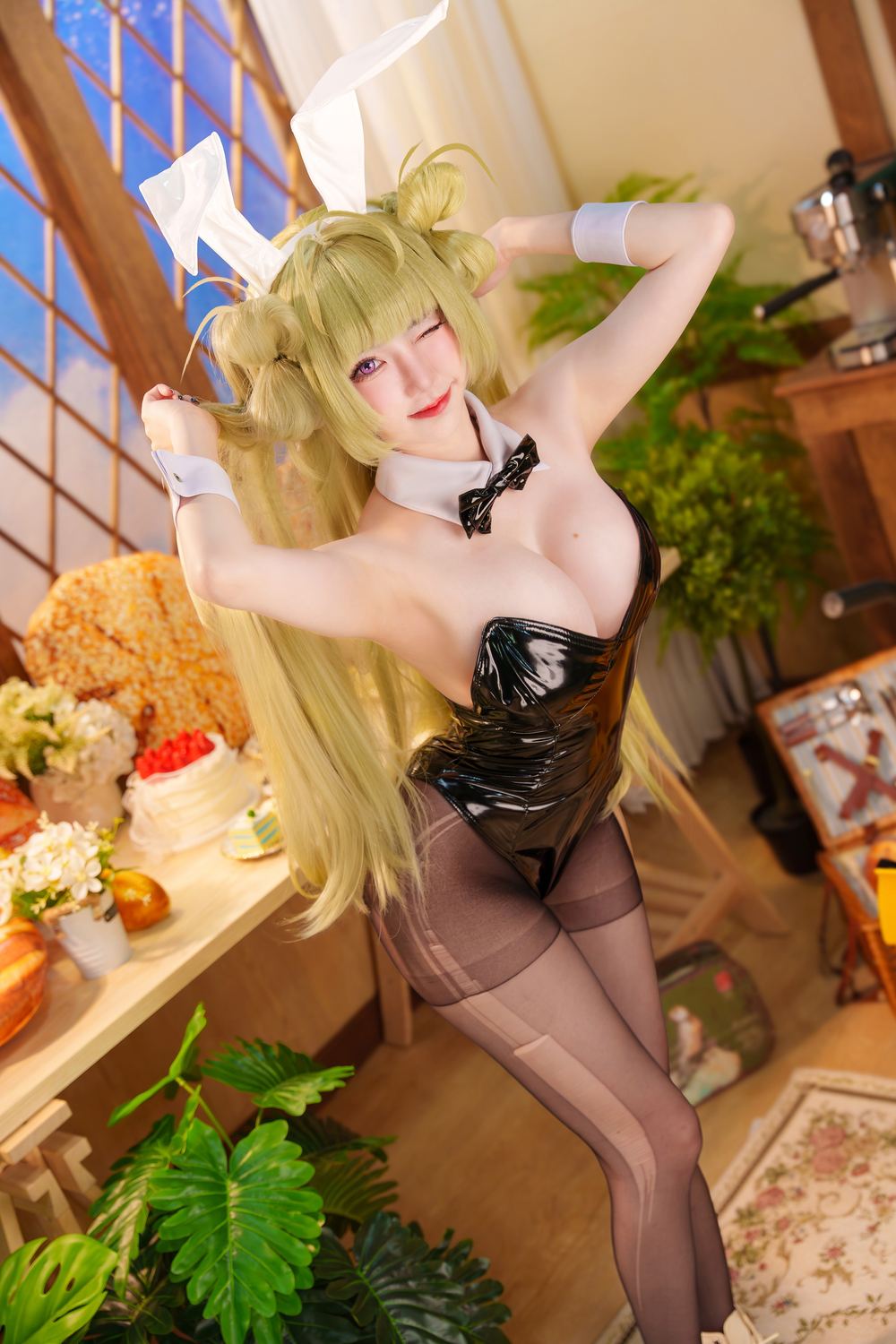 兔女郎,紧身连体衣,双马尾,微微,Bunny,白色,私密,金发,黑色,女郎,连体衣,w,经典,B,白兔,Sally,Dorasnow,马来西亚,黑色紧身连体衣,Soda