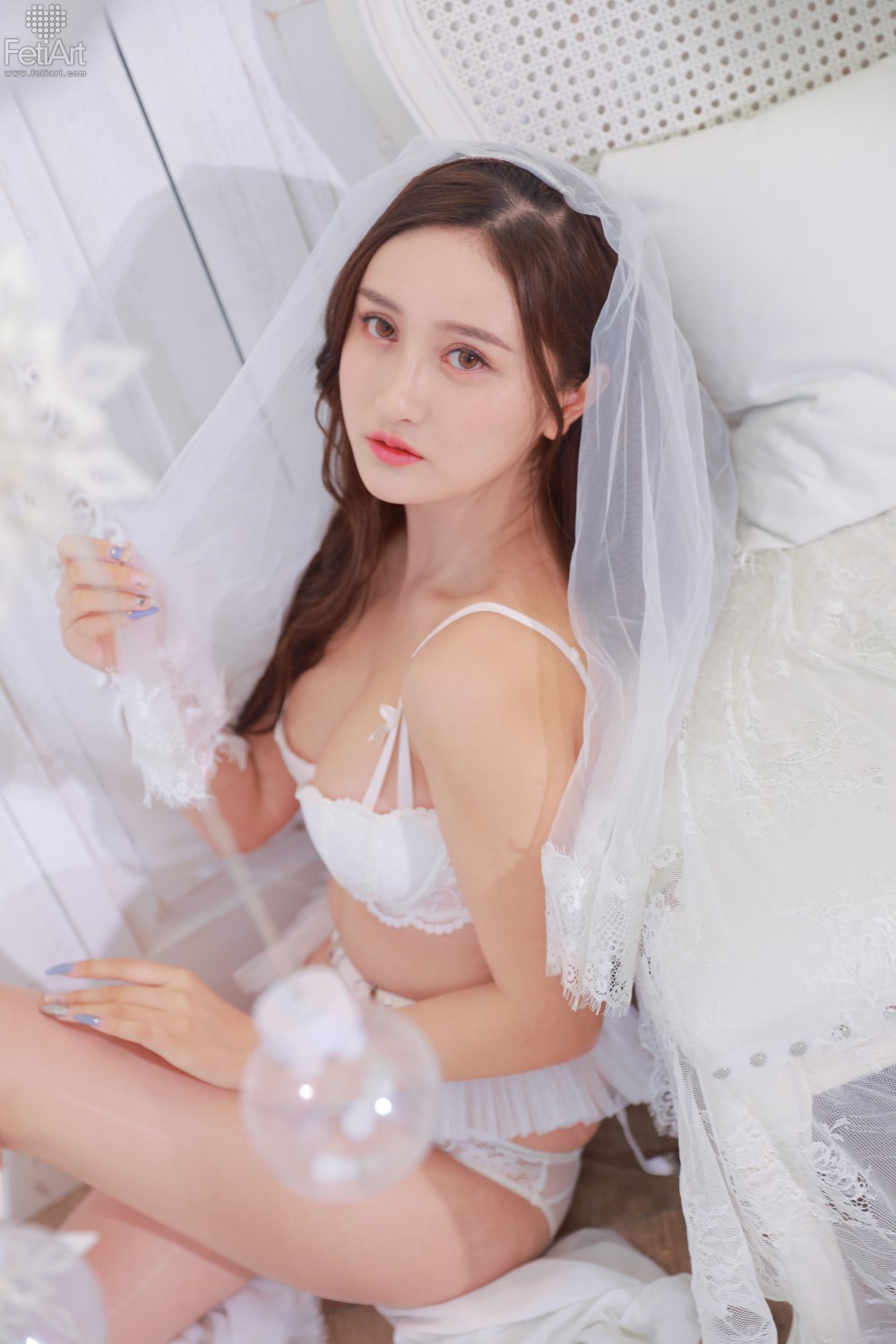 模特,作品,艺术,白色蕾丝内依套装,蕾丝,长发,写真,新娘,白色,白色蕾丝内依,w,White,it,纯白,内依,Snow-white,Veil