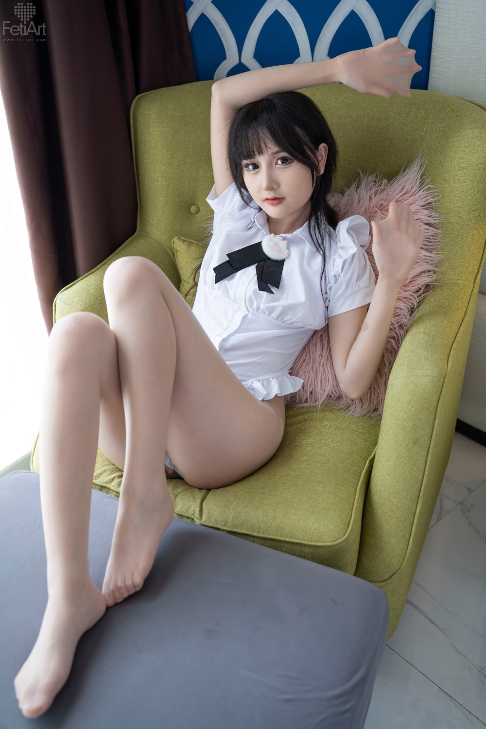 模特,黑色蝴蝶结,蝴蝶结,衬衫,少女,短裙,手臂,白色,私密,黑色,微醺,纯白,蝴蝶,Girl,深蓝,Michi,Teenage,Girl’s,Fantasy,纯白荷叶边短裙衬衫