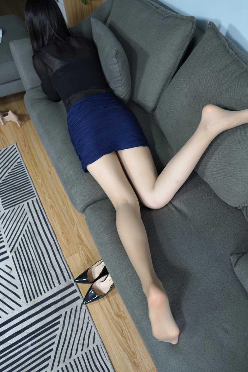 模特,黑色高跟鞋,短裤,高跟鞋,长发,女子,短裙,居家,高跟,视觉,微微,Kitty,白色,蓝色,黑色,w,it,日常,KittyWawa袜小喵,优雅