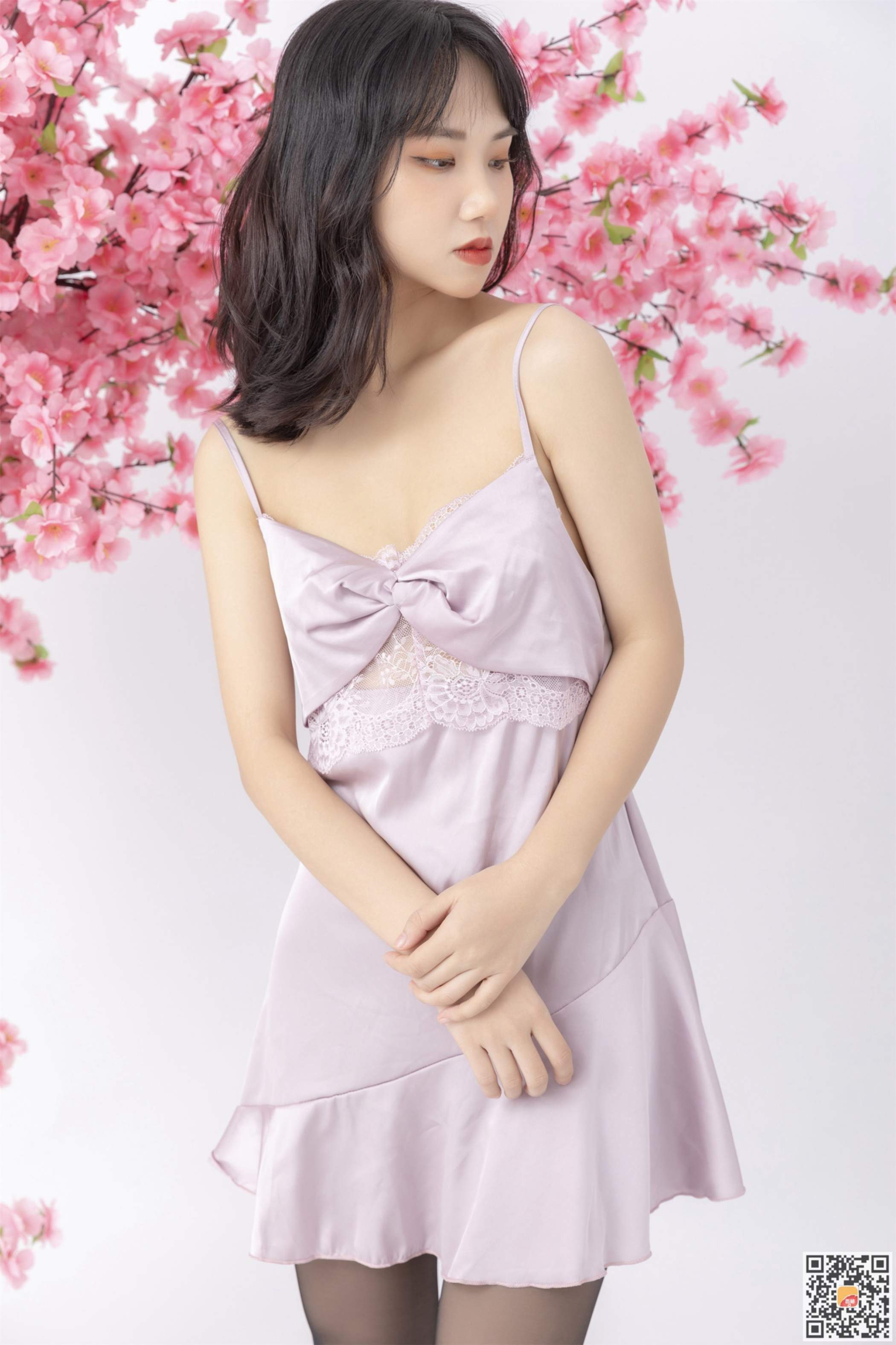 睡裙,少女,写真,黑丝,媛媛,黑丝少女,香柚写真